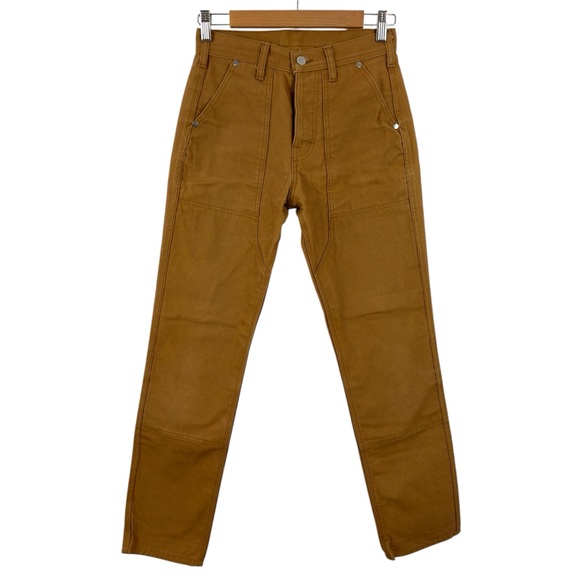 Topo Designs Canvas Work Pants Heavy Cotton Utility Work Straight Leg Size 28 - Picture 1 of 14